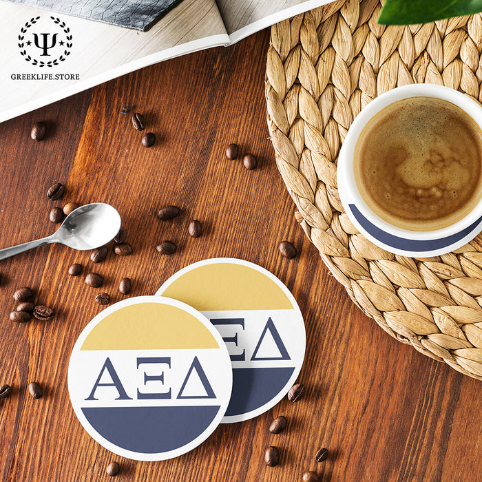 Alpha Xi Delta Beverage coaster round (Set of 4)