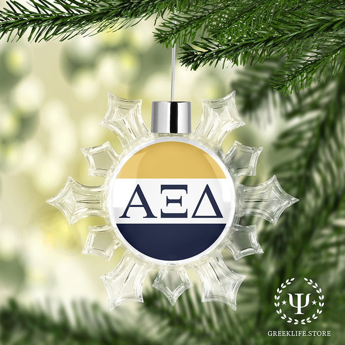 Alpha Xi Delta Christmas Ornament - Snowflake