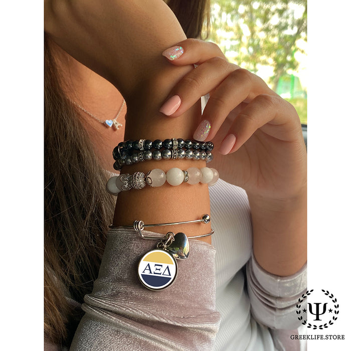 Alpha Xi Delta Round Adjustable Bracelet