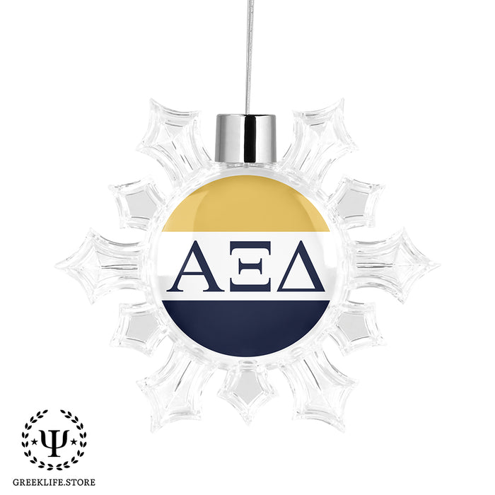 Alpha Xi Delta Christmas Ornament - Snowflake