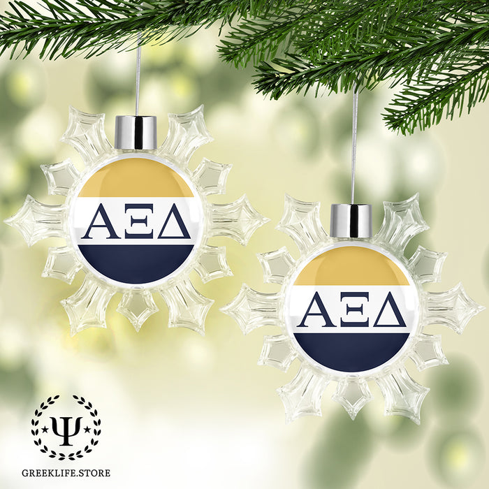 Alpha Xi Delta Christmas Ornament - Snowflake