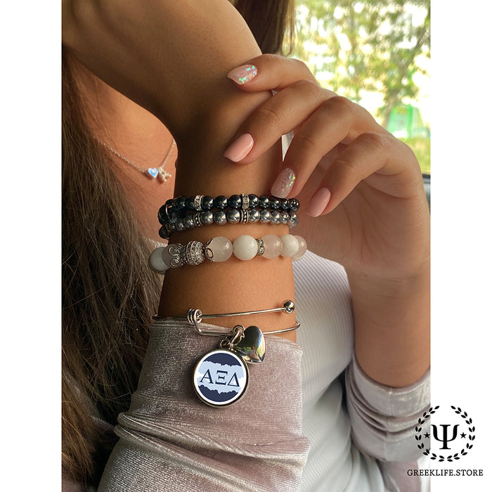 Alpha Xi Delta Round Adjustable Bracelet