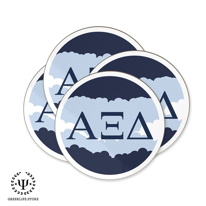 Alpha Xi Delta Beverage coaster round (Set of 4)