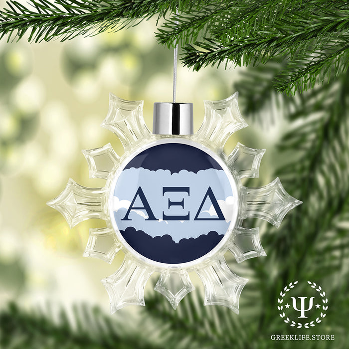 Alpha Xi Delta Christmas Ornament - Snowflake