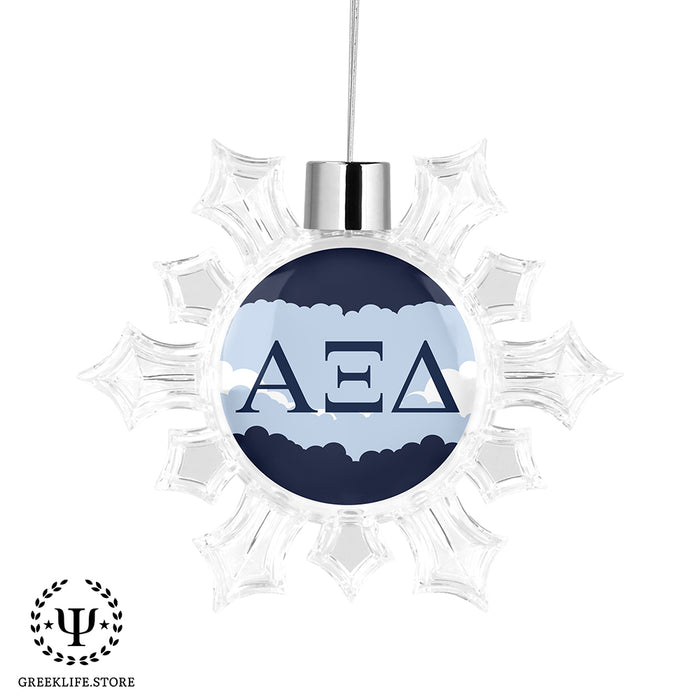 Alpha Xi Delta Christmas Ornament - Snowflake