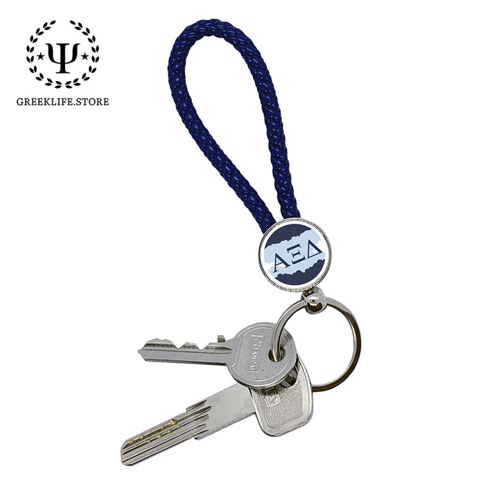 Alpha Xi Delta Key chain round