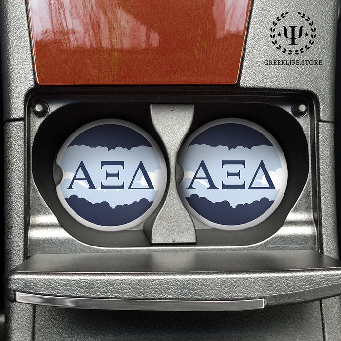 Alpha Xi Delta Car Cup Holder Coaster (Set of 2)