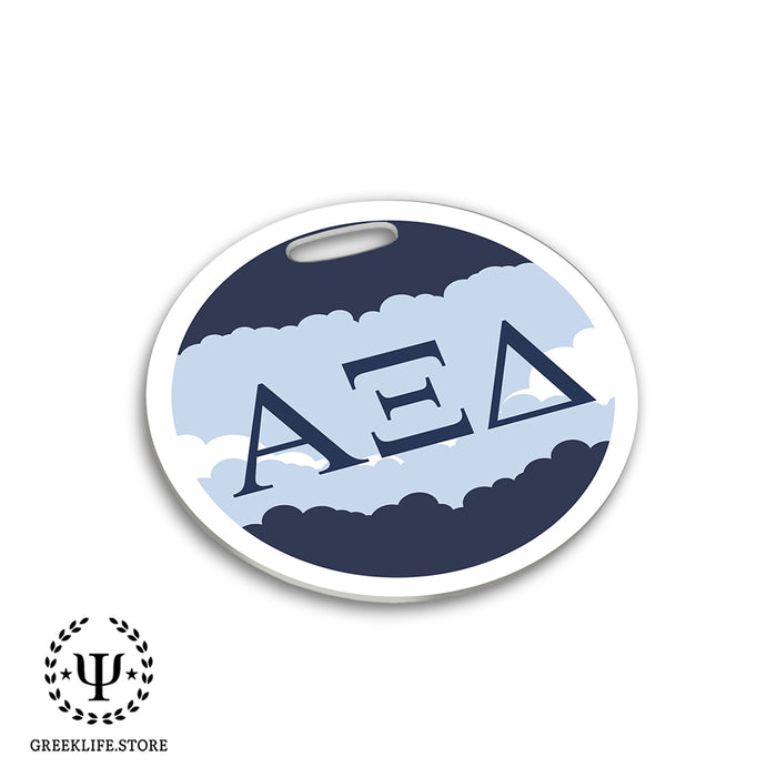 Alpha Xi Delta Luggage Bag Tag (round)