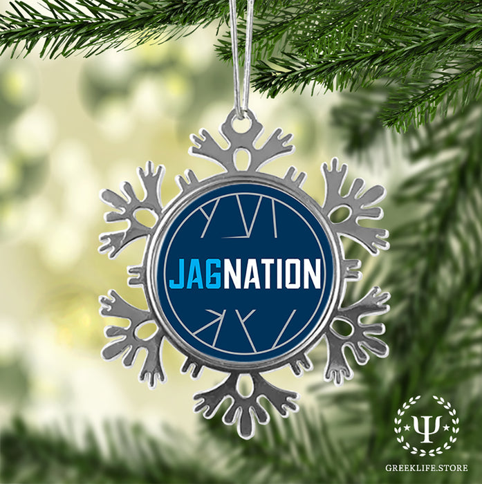 Augusta University Christmas Ornament - Snowflake Metal
