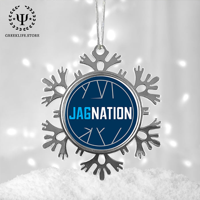 Augusta University Christmas Ornament - Snowflake Metal