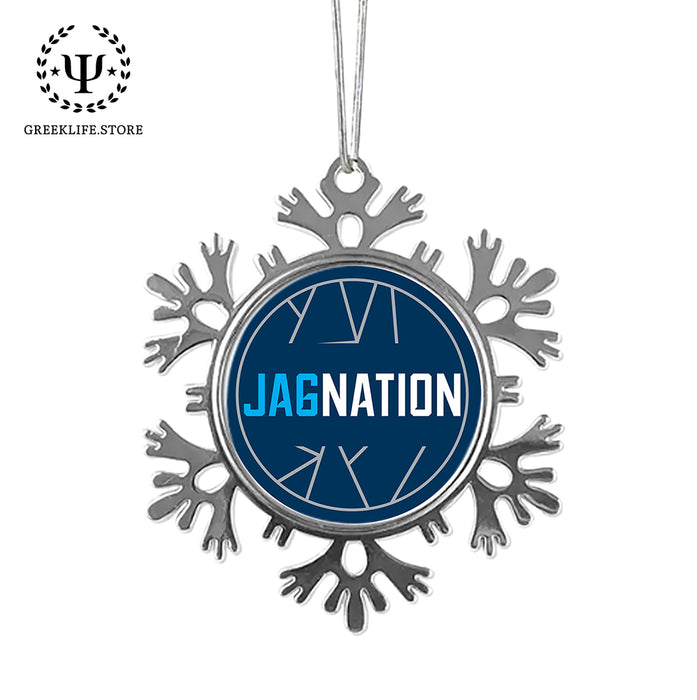 Augusta University Christmas Ornament - Snowflake Metal