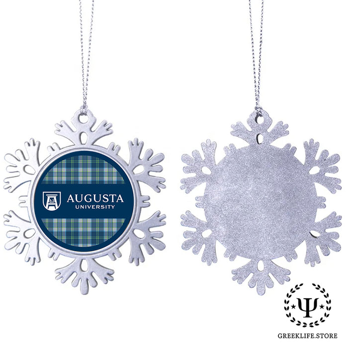 Augusta University Christmas Ornament - Snowflake Metal