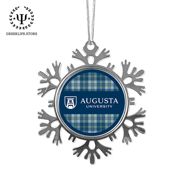 Augusta University Christmas Ornament - Snowflake Metal