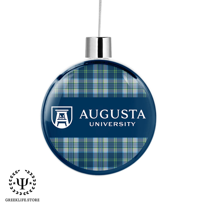 Augusta University Christmas Ornament Flat Round