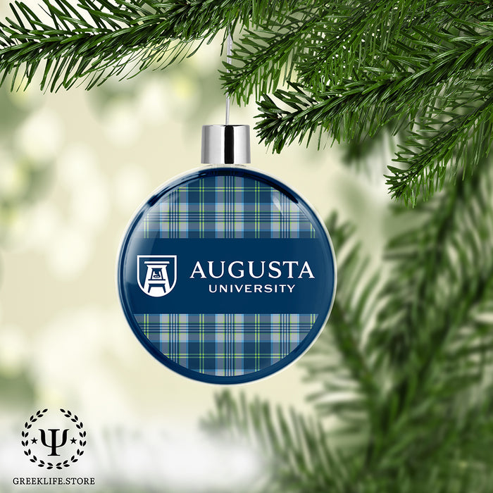 Augusta University Christmas Ornament Flat Round