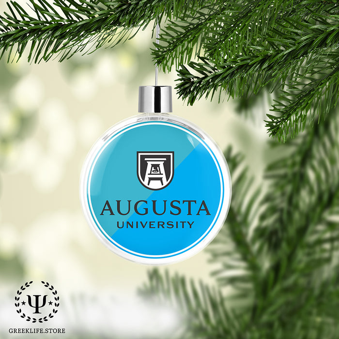 Augusta University Christmas Ornament Flat Round
