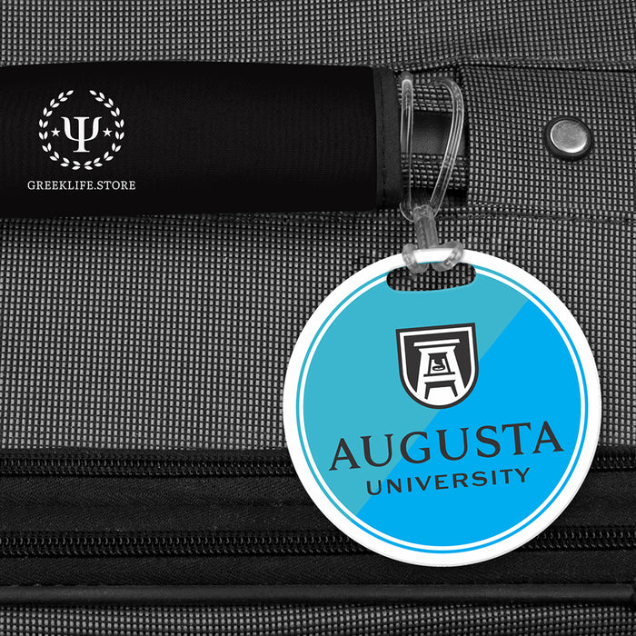 Augusta University Luggage Bag Tag (round)
