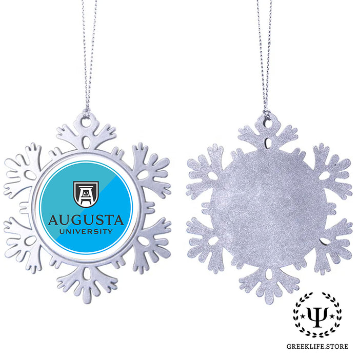 Augusta University Christmas Ornament - Snowflake Metal