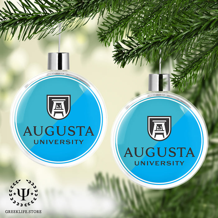 Augusta University Christmas Ornament Flat Round