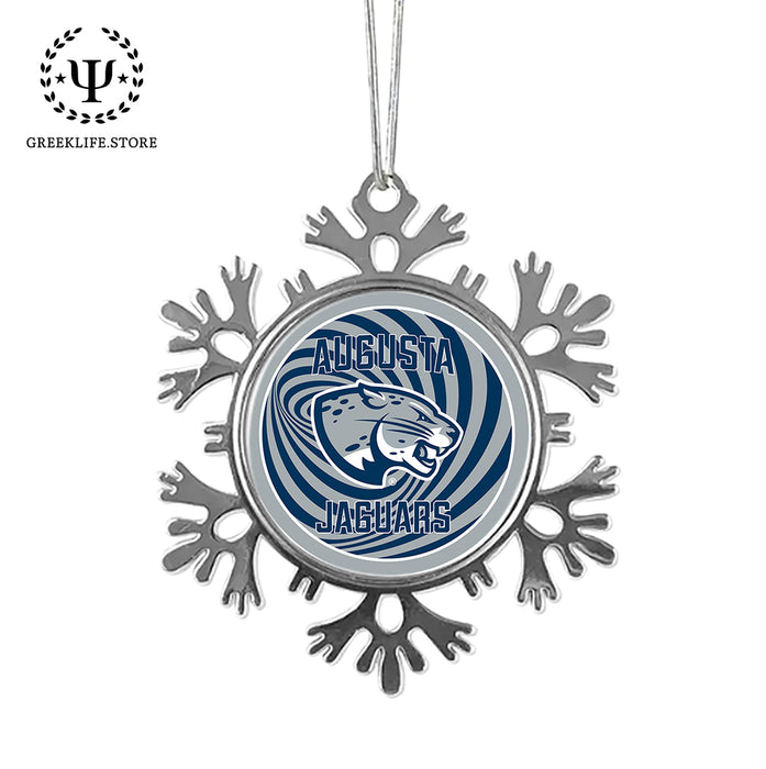 Augusta University Christmas Ornament - Snowflake Metal