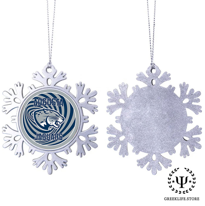 Augusta University Christmas Ornament - Snowflake Metal