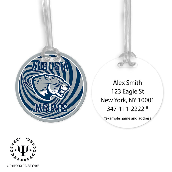 Augusta University Luggage Bag Tag (round)