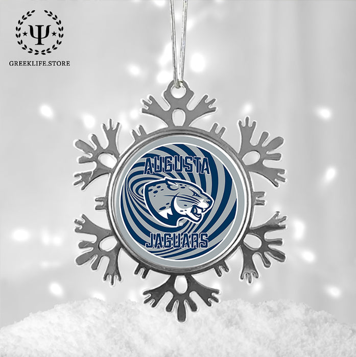 Augusta University Christmas Ornament - Snowflake Metal