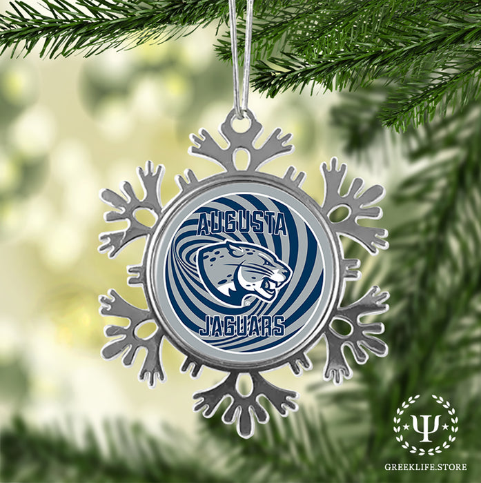 Augusta University Christmas Ornament - Snowflake Metal