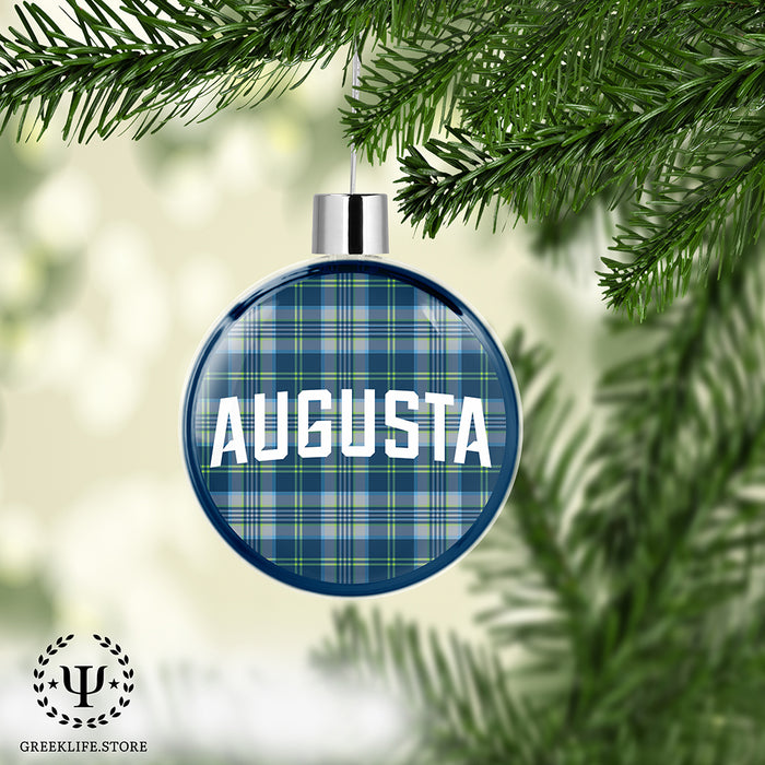 Augusta University Christmas Ornament Flat Round
