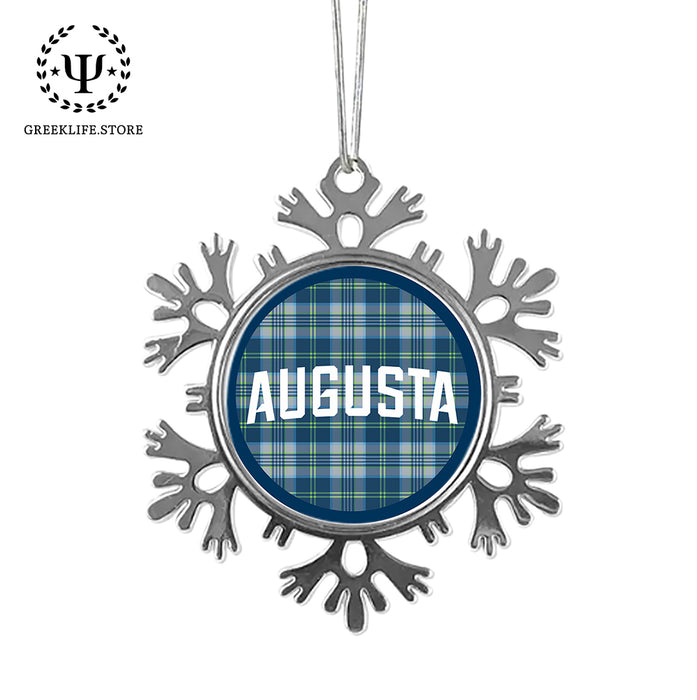 Augusta University Christmas Ornament - Snowflake Metal