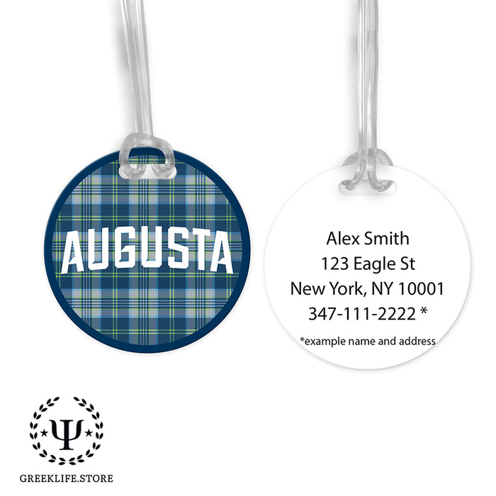 Augusta University Luggage Bag Tag (round)