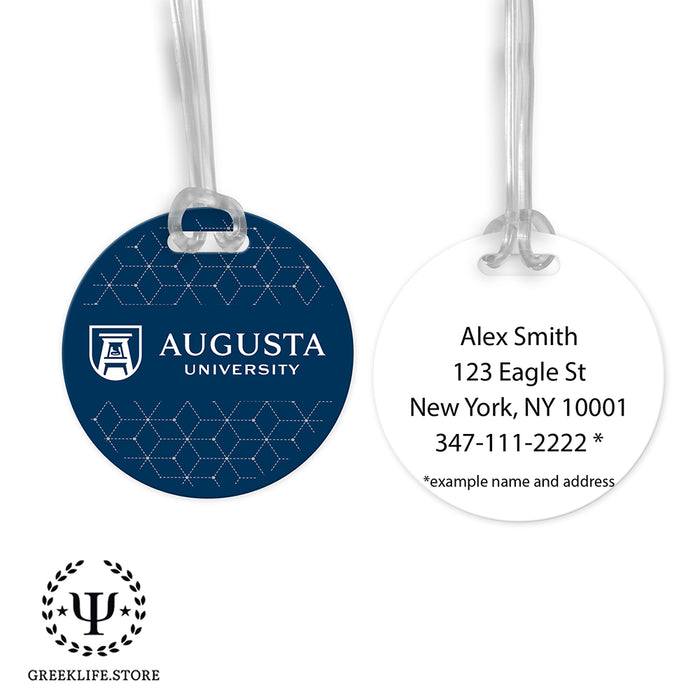 Augusta University Luggage Bag Tag (round)