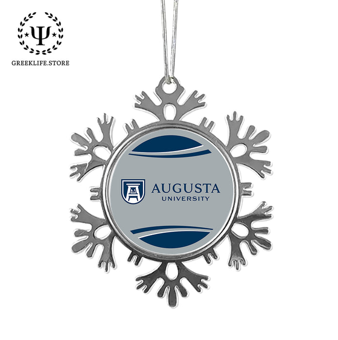 Augusta University Christmas Ornament - Snowflake Metal