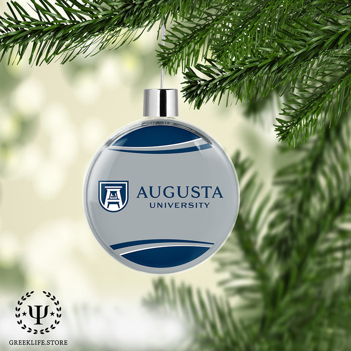 Augusta University Christmas Ornament Flat Round