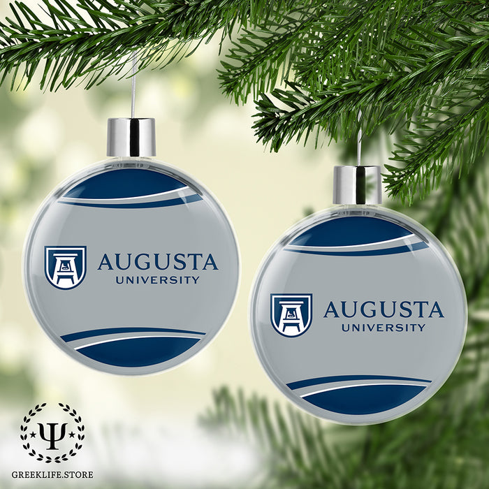 Augusta University Christmas Ornament Flat Round