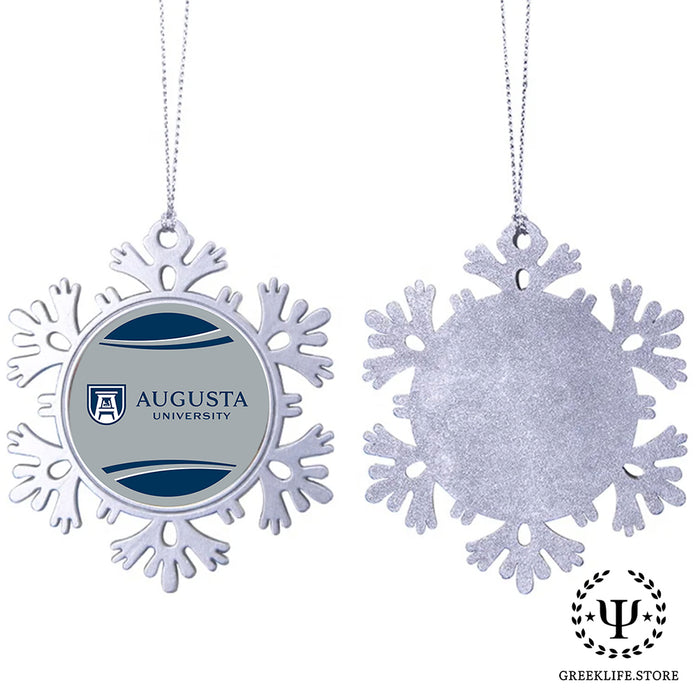 Augusta University Christmas Ornament - Snowflake Metal