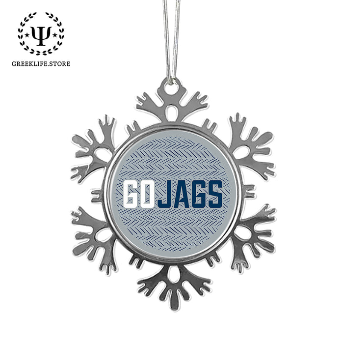 Augusta University Christmas Ornament - Snowflake Metal