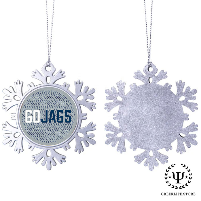 Augusta University Christmas Ornament - Snowflake Metal