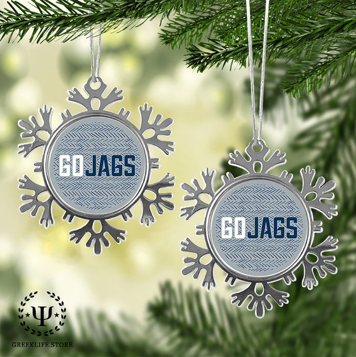 Augusta University Christmas Ornament - Snowflake Metal