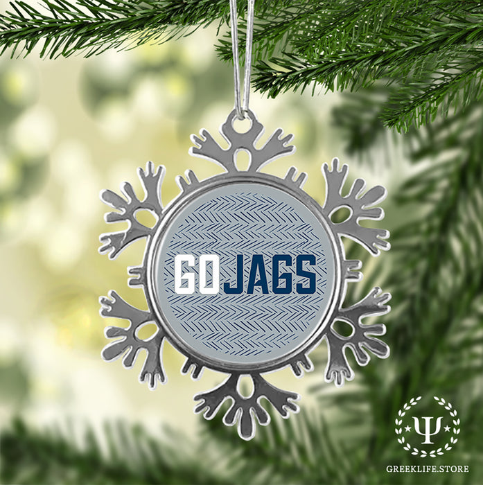 Augusta University Christmas Ornament - Snowflake Metal