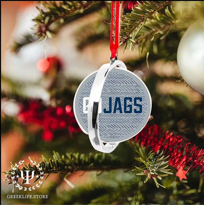 Augusta University Christmas Reversible Flat Round Ornament