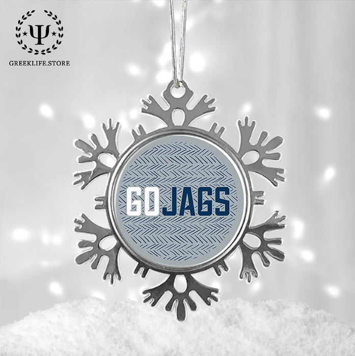 Augusta University Christmas Ornament - Snowflake Metal