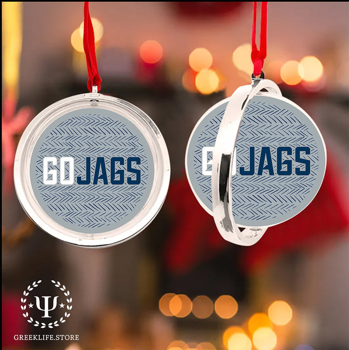 Augusta University Christmas Reversible Flat Round Ornament