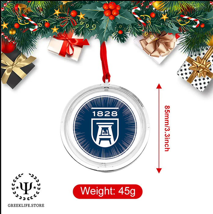 Augusta University Christmas Reversible Flat Round Ornament