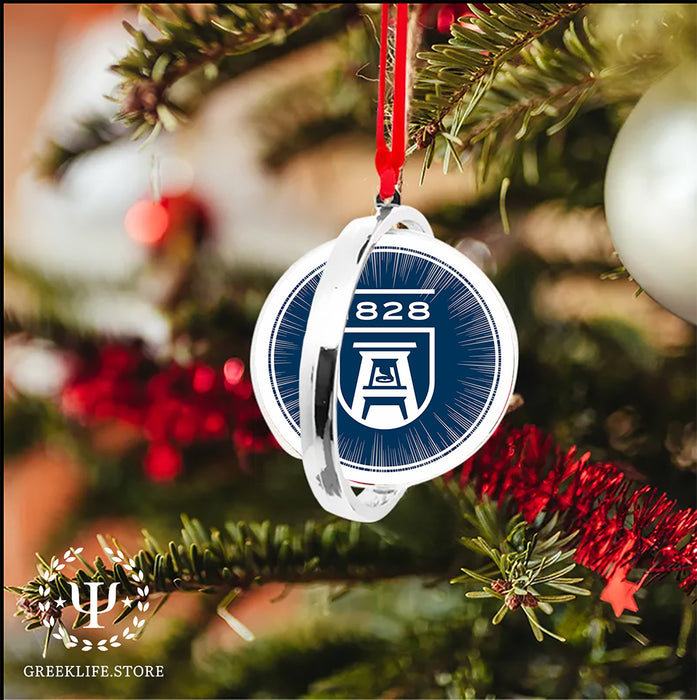 Augusta University Christmas Reversible Flat Round Ornament