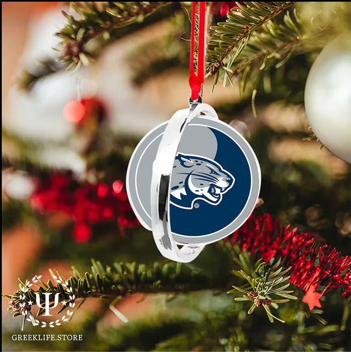 Augusta University Christmas Reversible Flat Round Ornament