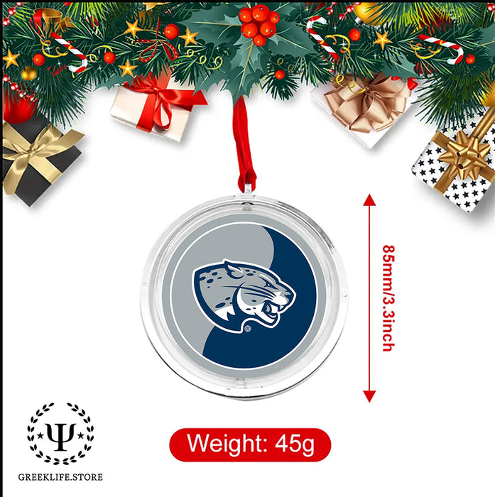 Augusta University Christmas Reversible Flat Round Ornament