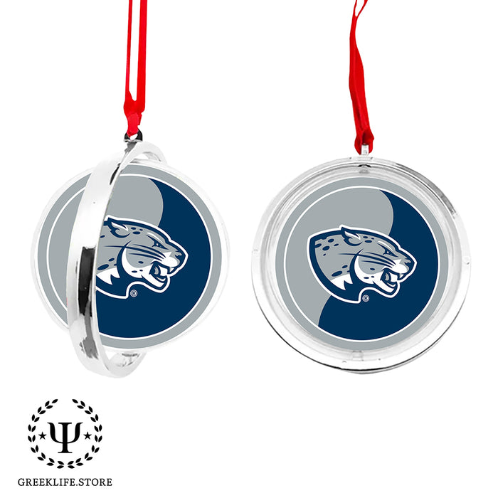 Augusta University Christmas Reversible Flat Round Ornament