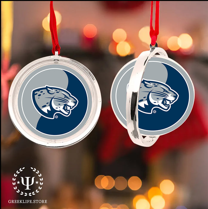 Augusta University Christmas Reversible Flat Round Ornament