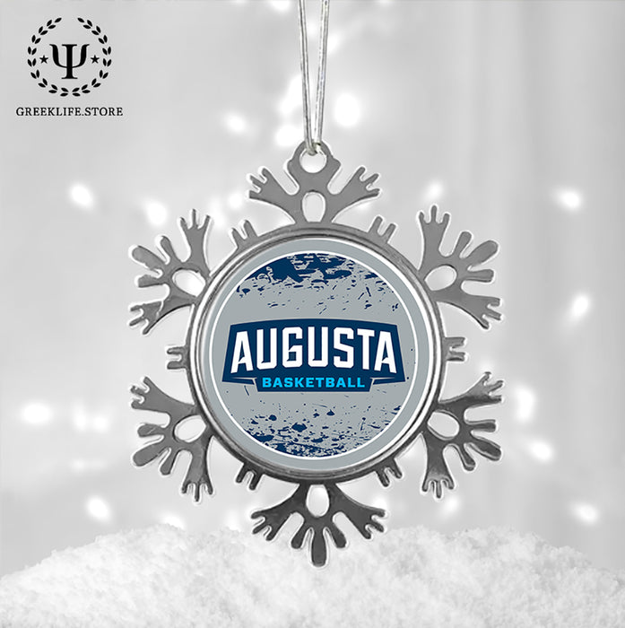 Augusta University Christmas Ornament - Snowflake Metal